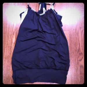 EUC Lululemon No Limit Tank in Navy Blue 4